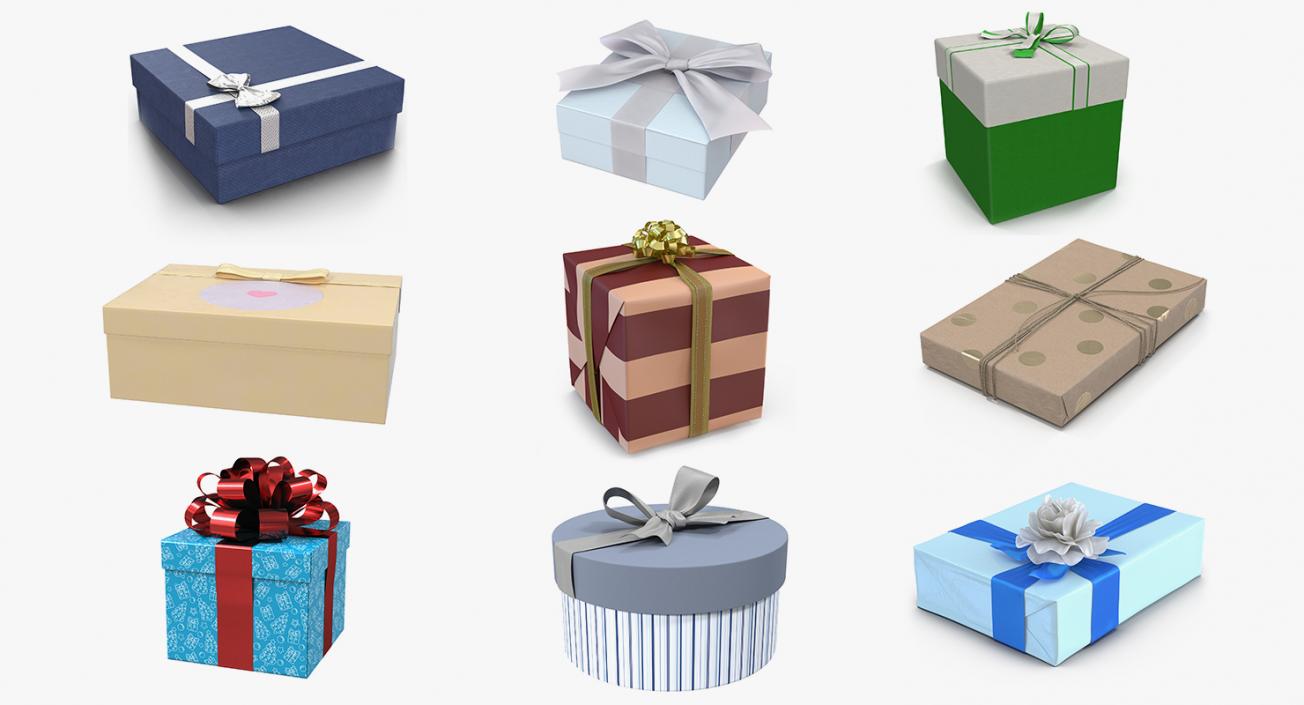 Giftboxes Collection 3 3D