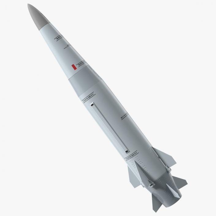 3D model Kinzhal Kh-47M2 Nuclear Capable Hypersonic Missile