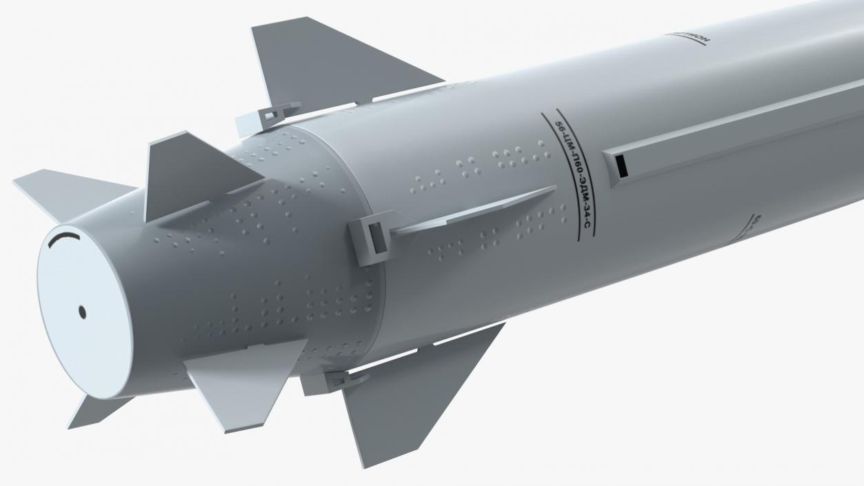 3D model Kinzhal Kh-47M2 Nuclear Capable Hypersonic Missile