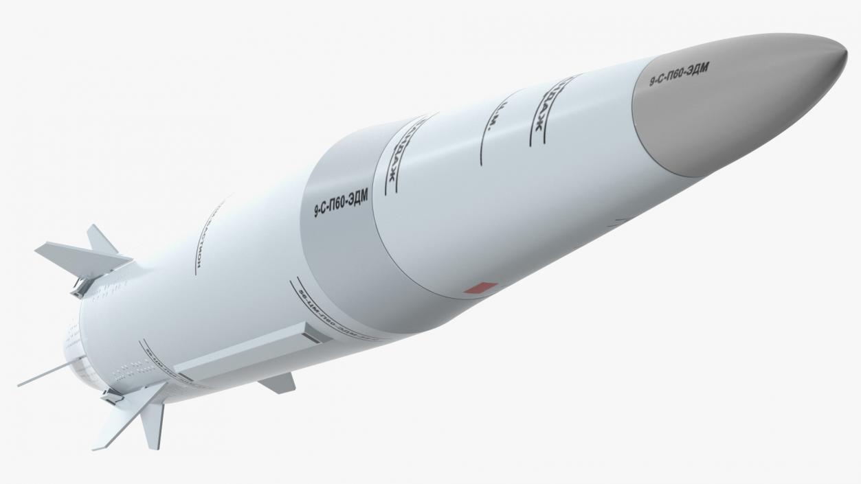 3D model Kinzhal Kh-47M2 Nuclear Capable Hypersonic Missile