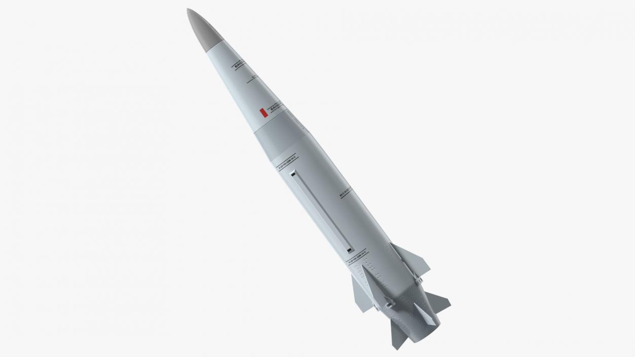 3D model Kinzhal Kh-47M2 Nuclear Capable Hypersonic Missile