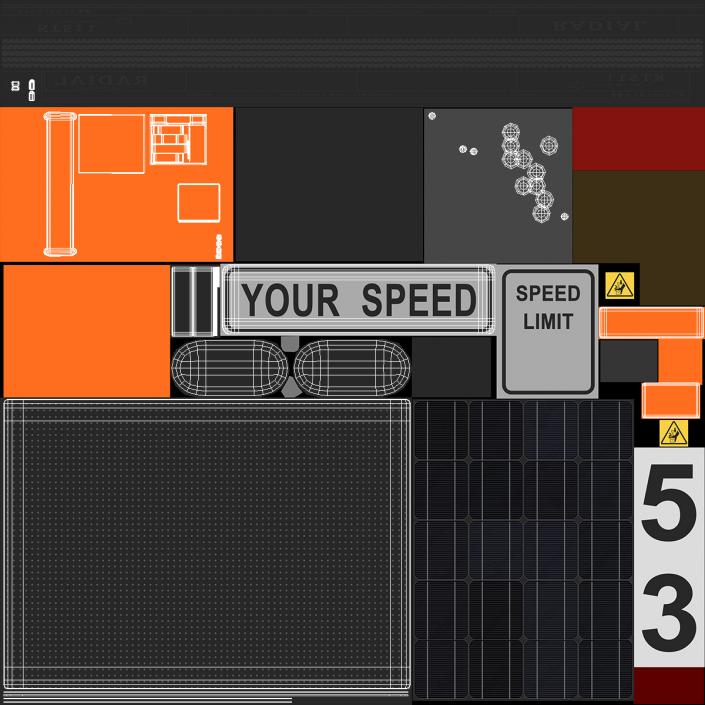 Modular Matrix Display 3D