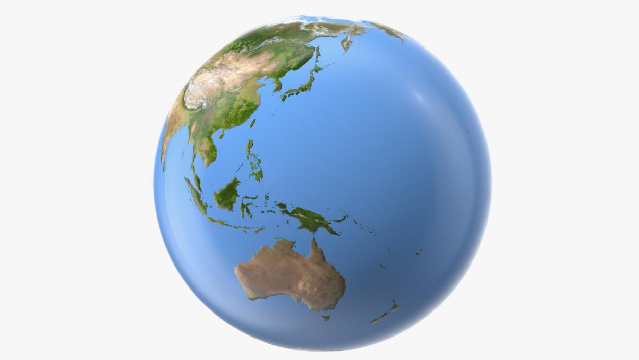 3D Earth Stylized with Sign Closed