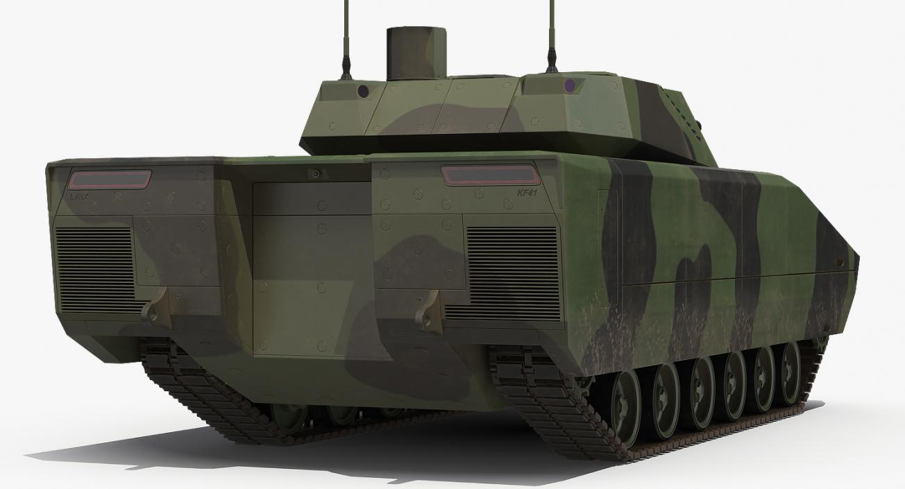 NextGen IFV Lynx KF41 Camo Dirty Rigged 3D model