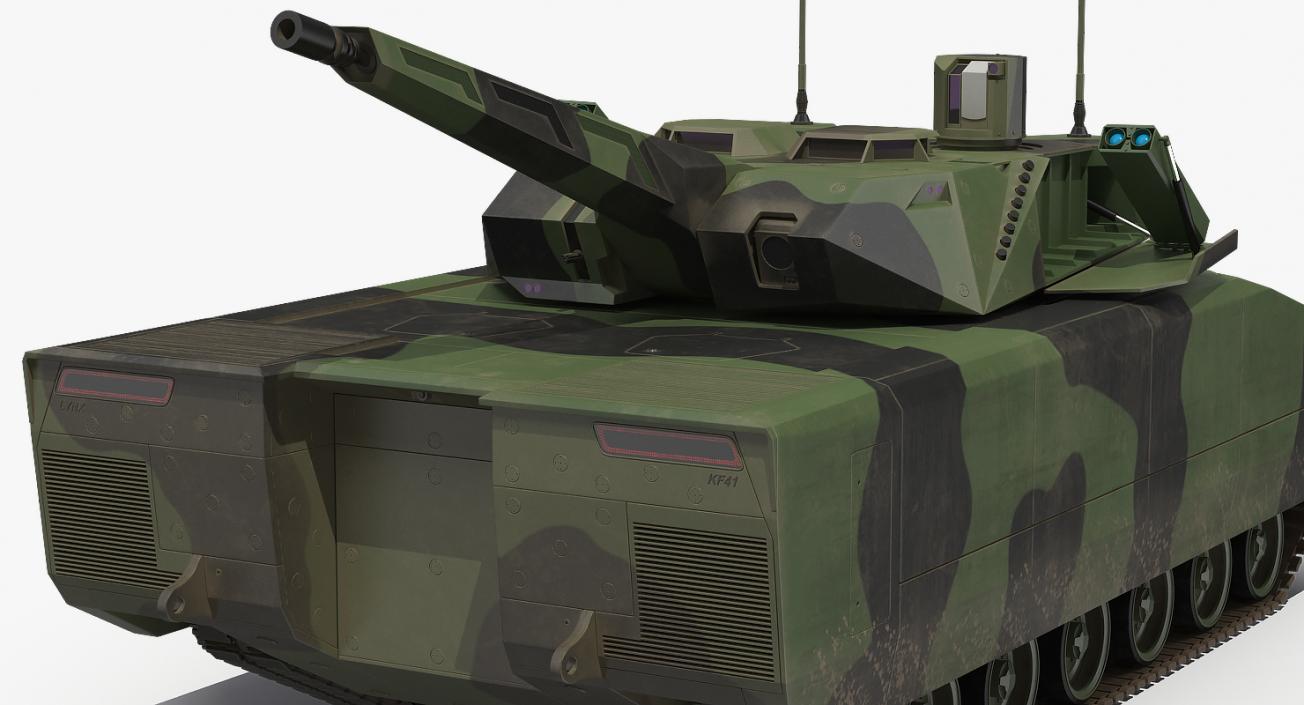 NextGen IFV Lynx KF41 Camo Dirty Rigged 3D model