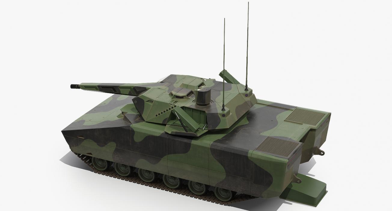 NextGen IFV Lynx KF41 Camo Dirty Rigged 3D model