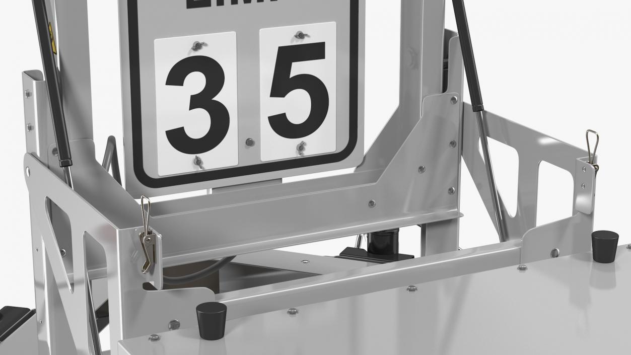 3D Mobile Speed Radar Trailer