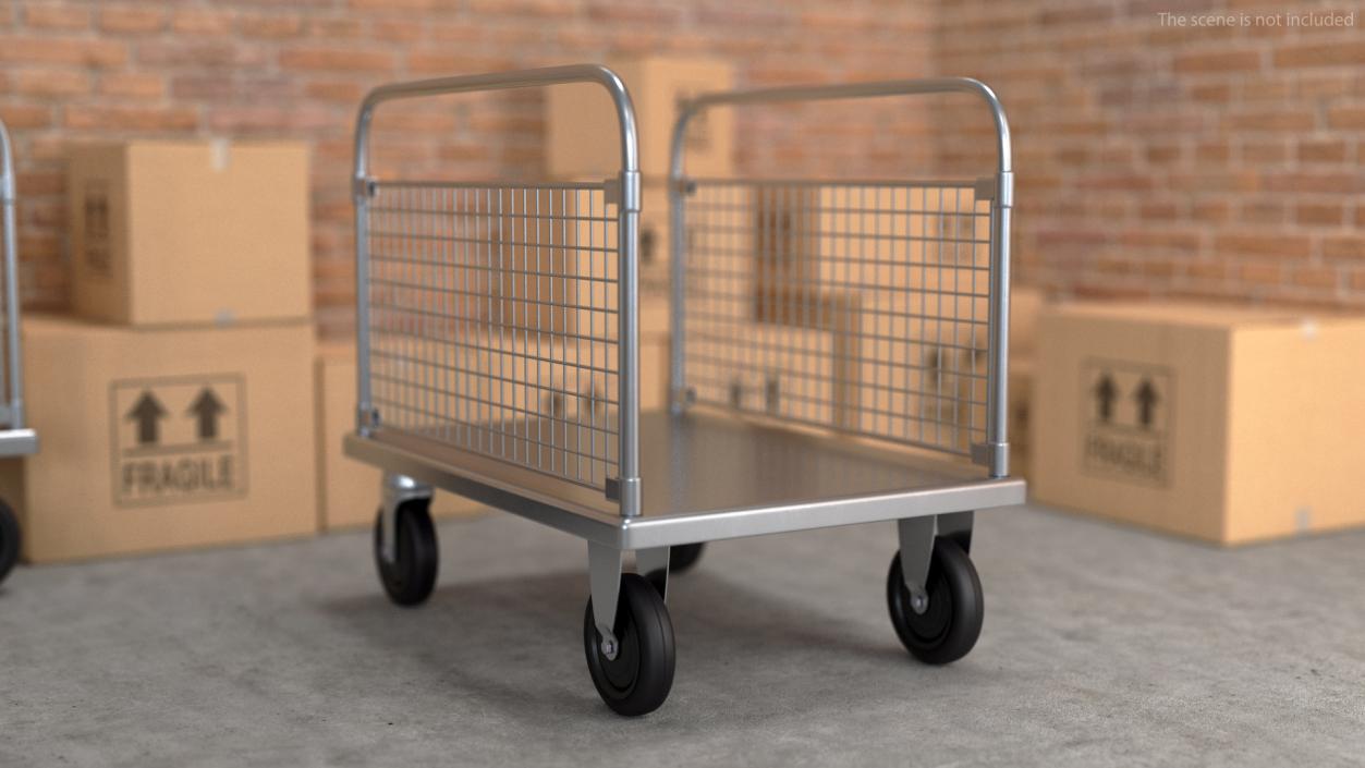 3D model Platform Trolleys Collection 2