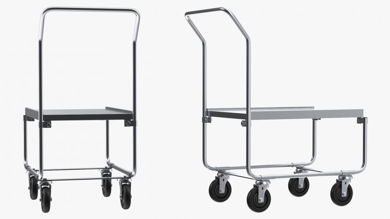 3D model Platform Trolleys Collection 2