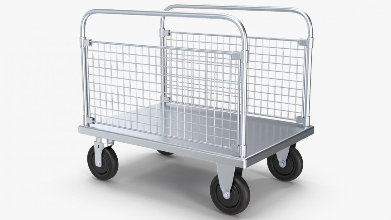 3D model Platform Trolleys Collection 2