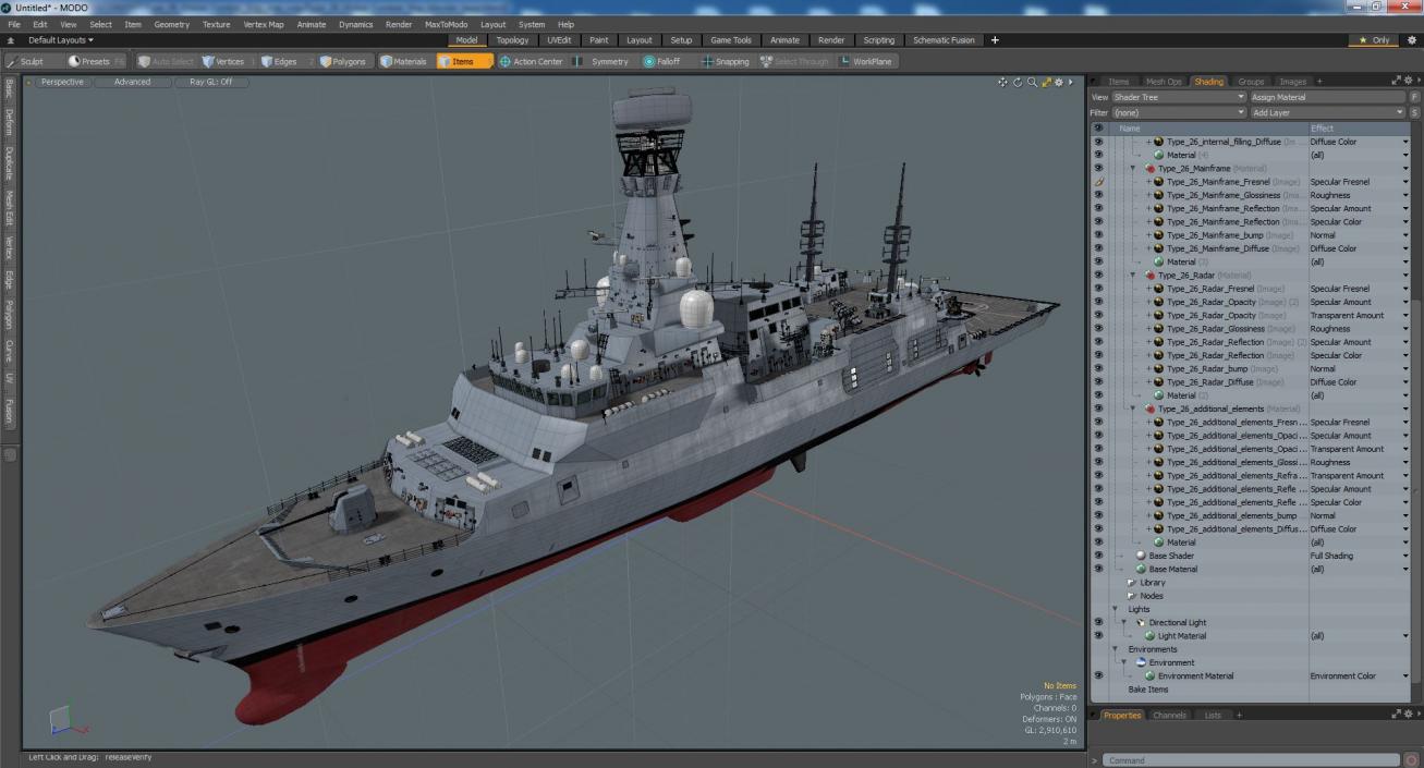 3D Type 26 Global Combat Ship