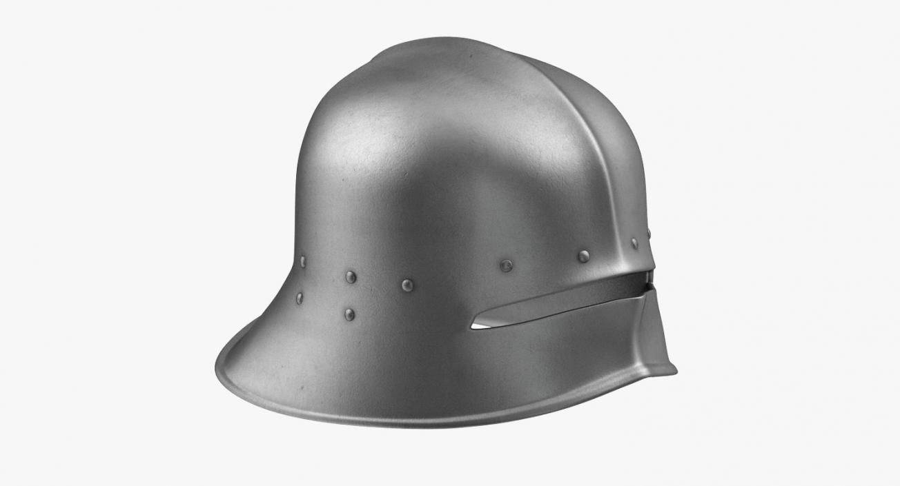 3D Sallet Helmet model