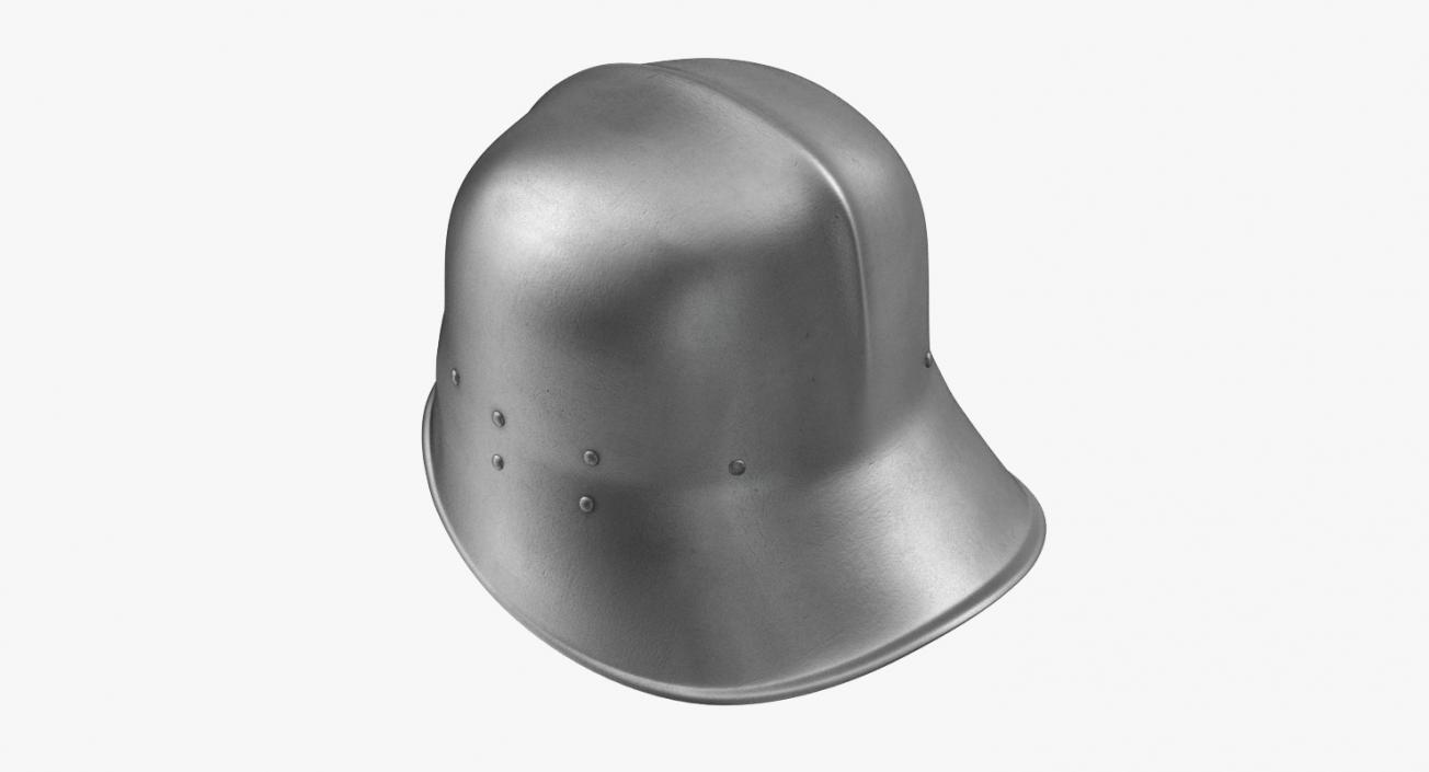 3D Sallet Helmet model