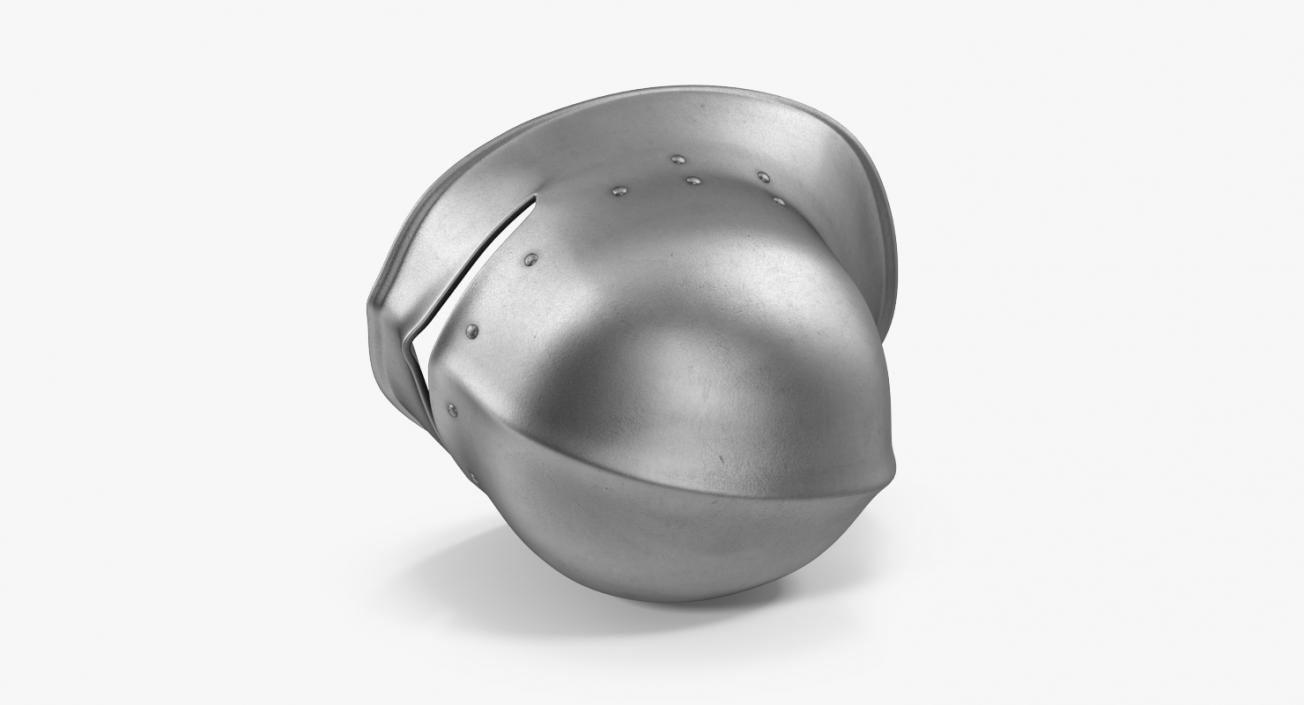 3D Sallet Helmet model