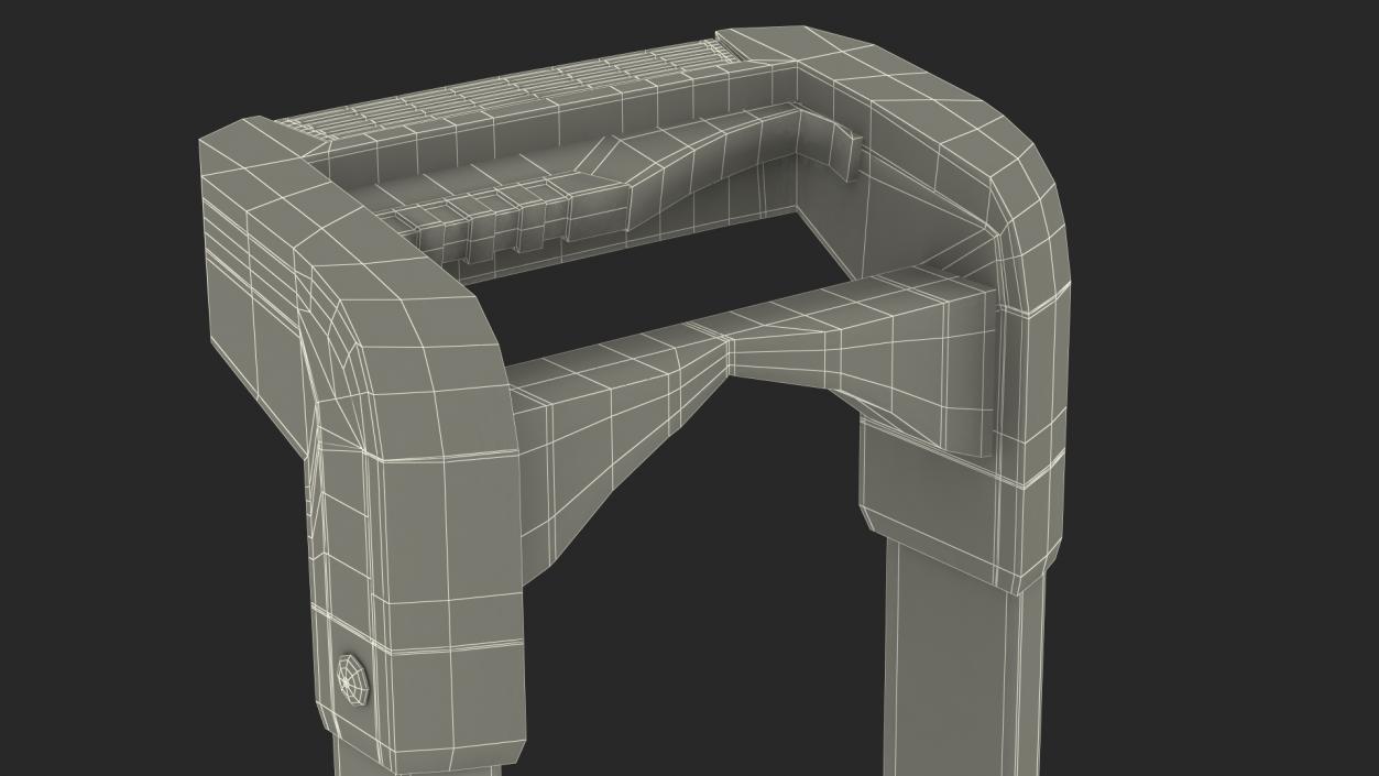 3D Bike Rack Platform model