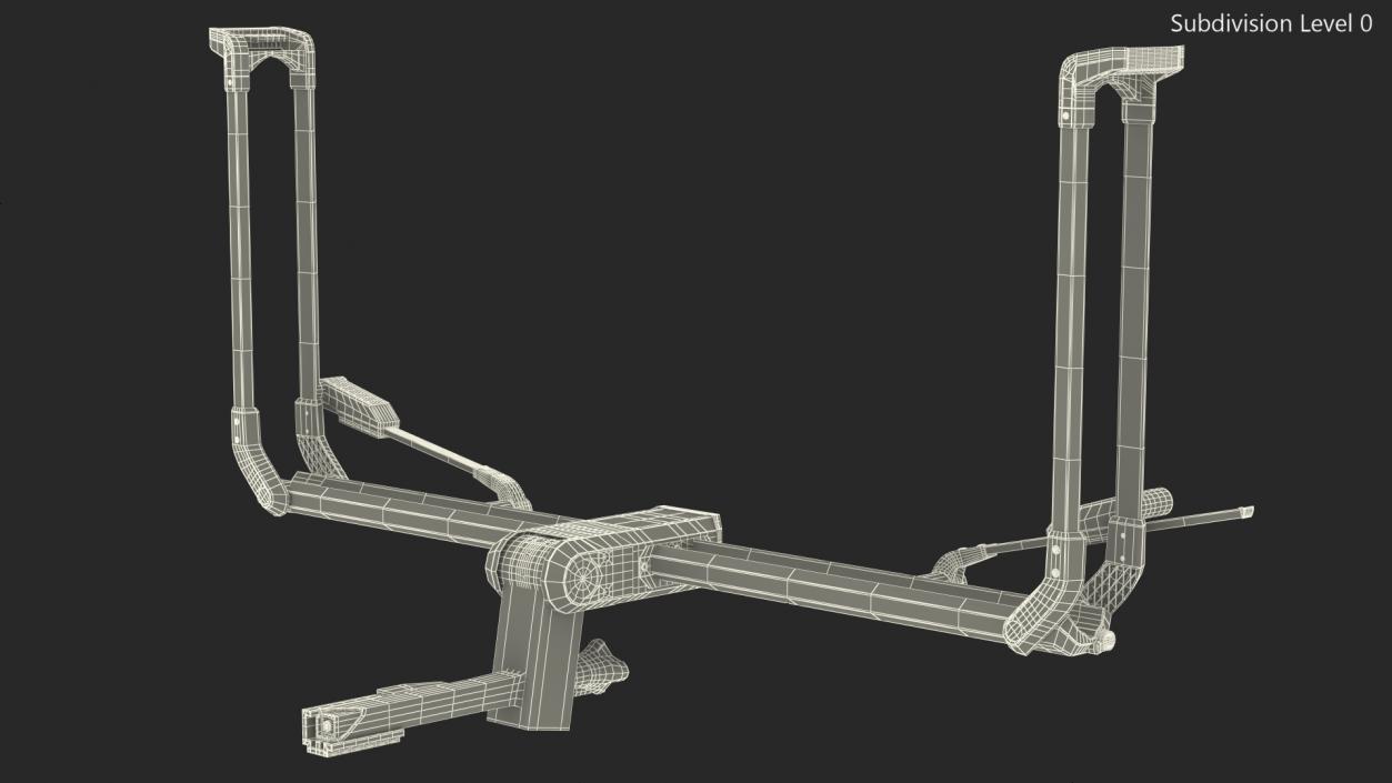 3D Bike Rack Platform model