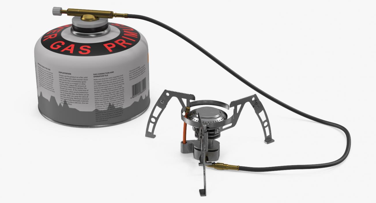 Camping Gas Stove 3 3D model