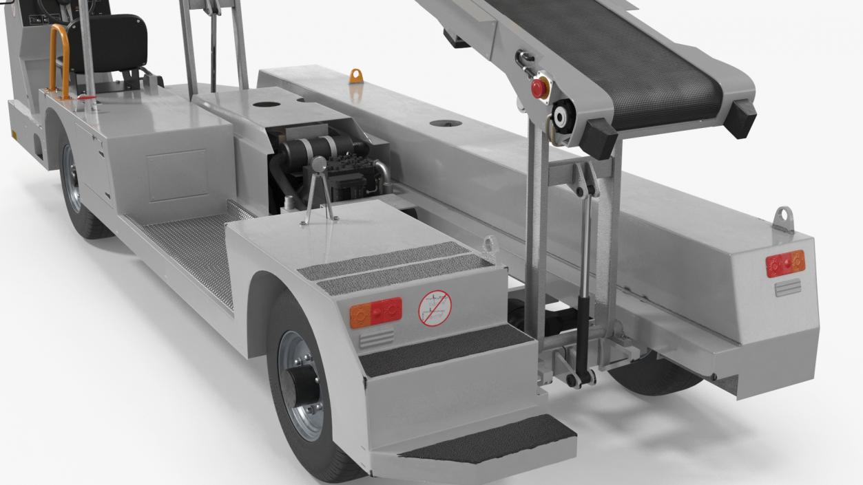 3D Airport Baggage Conveyor Belt Loader