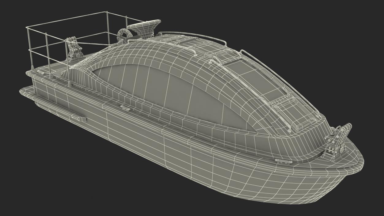 3D Cable Layer Vessel Blue model