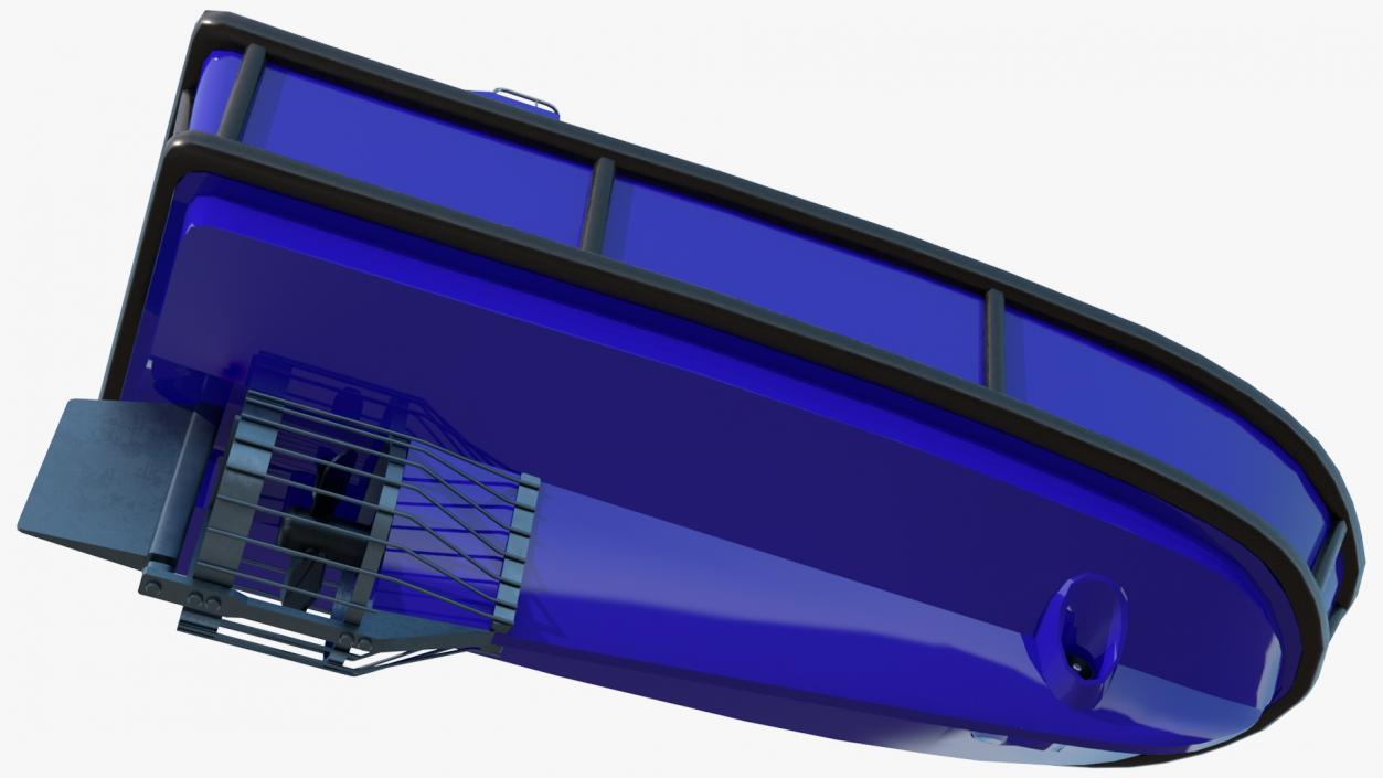 3D Cable Layer Vessel Blue model