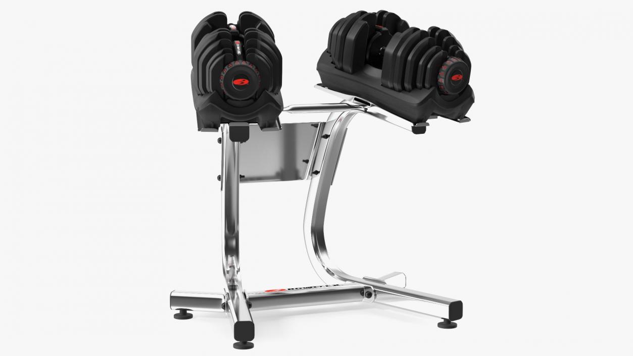 Bowflex SelectTech Dumbbell with Stand Set 3D