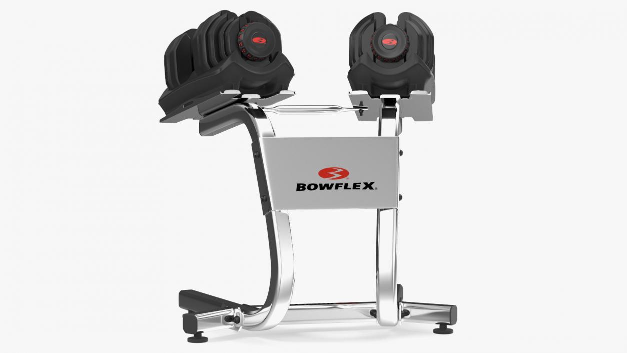 Bowflex SelectTech Dumbbell with Stand Set 3D