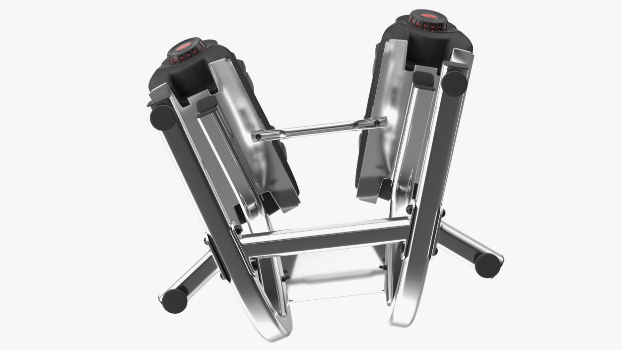 Bowflex SelectTech Dumbbell with Stand Set 3D