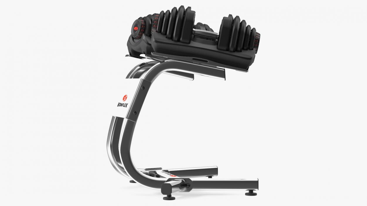 Bowflex SelectTech Dumbbell with Stand Set 3D