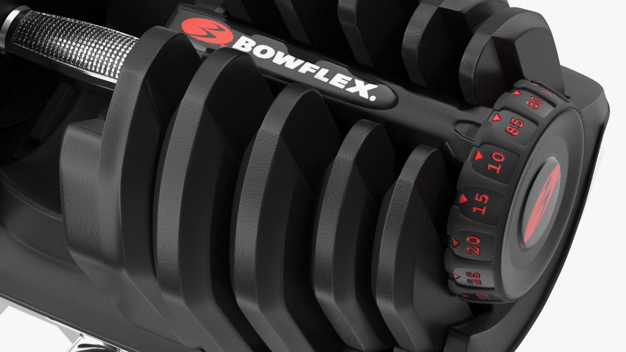 Bowflex SelectTech Dumbbell with Stand Set 3D