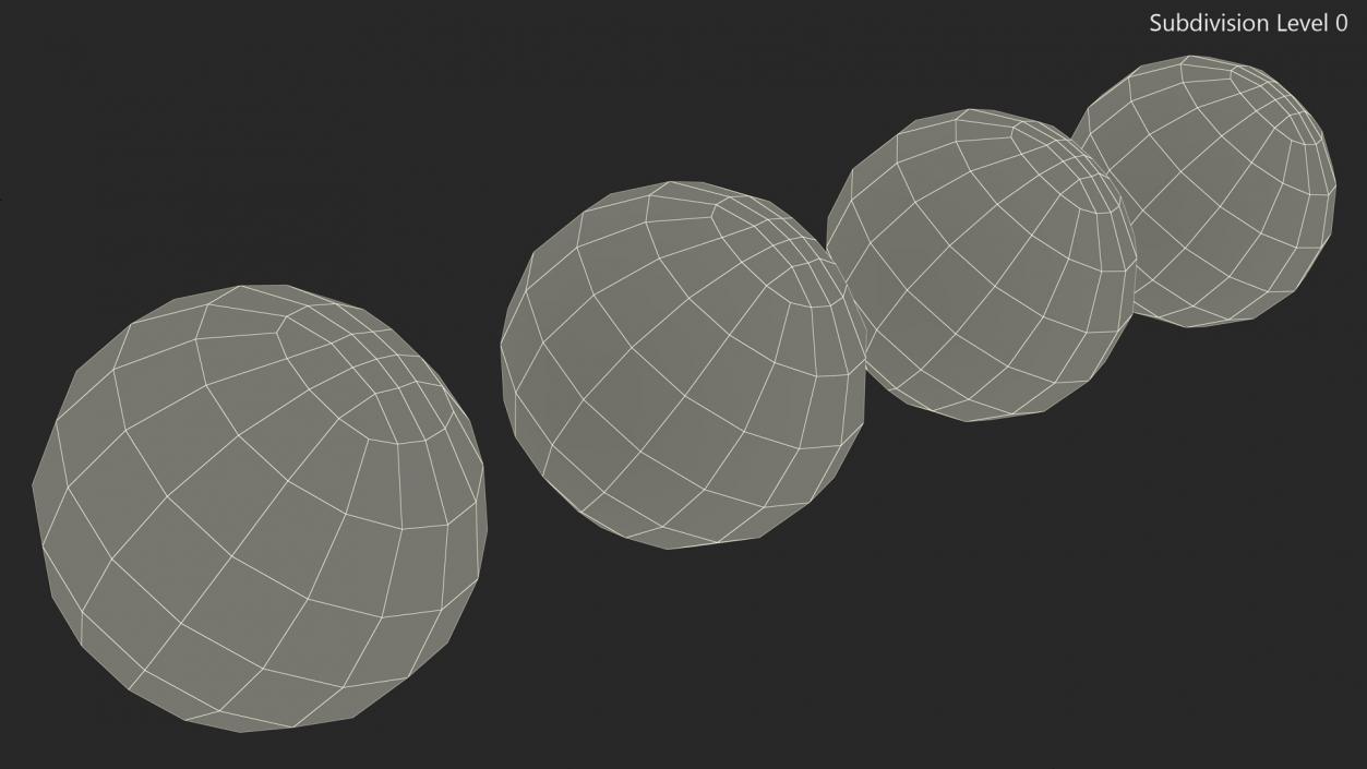 3D model Grass Stylized Earth Globes Set Fur