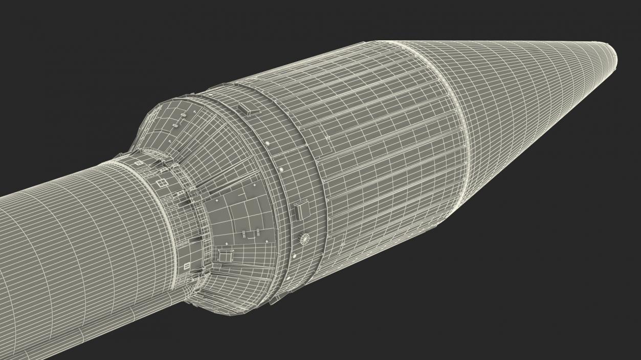 3D model Space Launch Vehicle