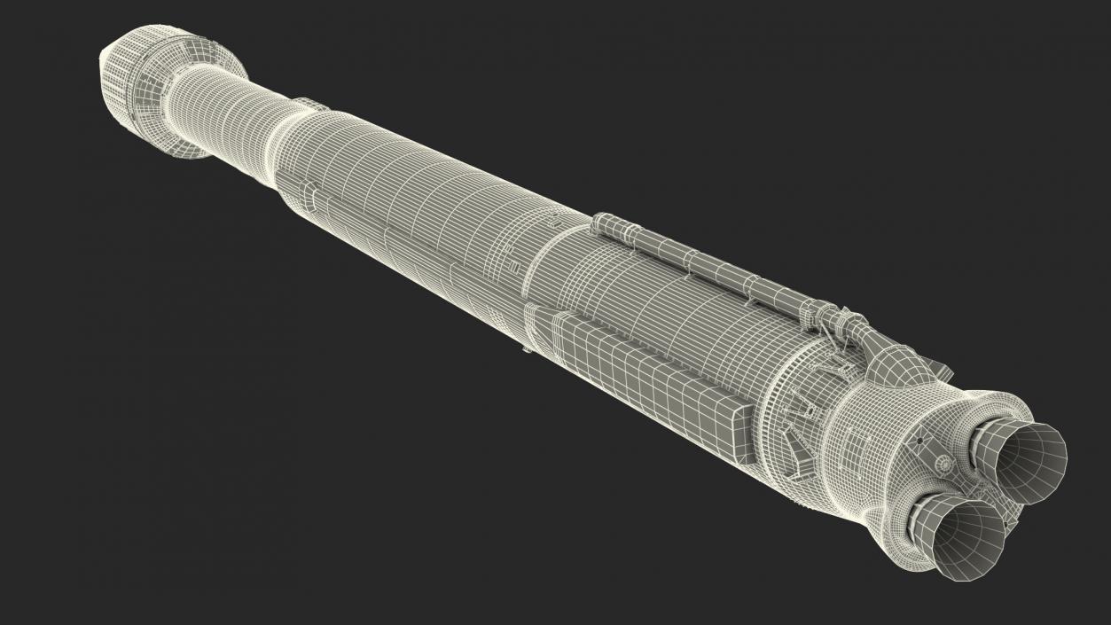 3D model Space Launch Vehicle