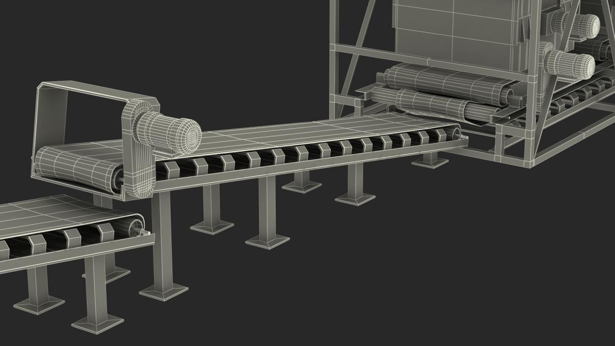 3D Cold Aggregate Supply System model