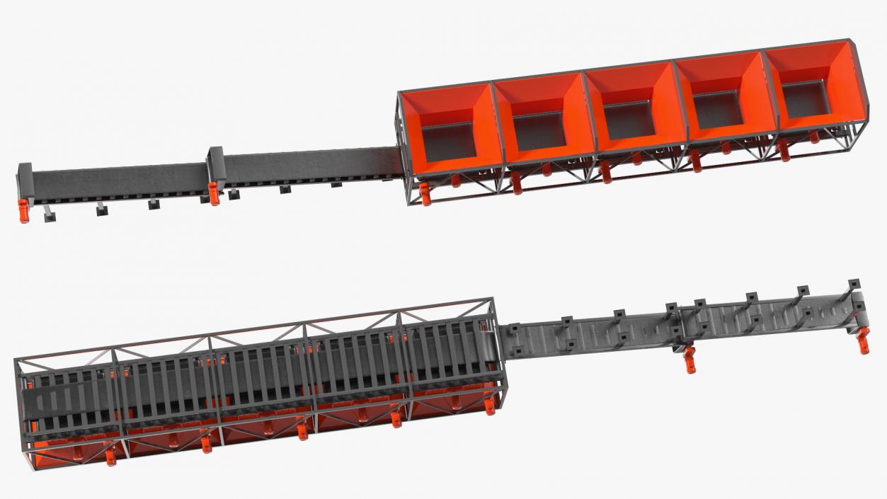 3D Cold Aggregate Supply System model