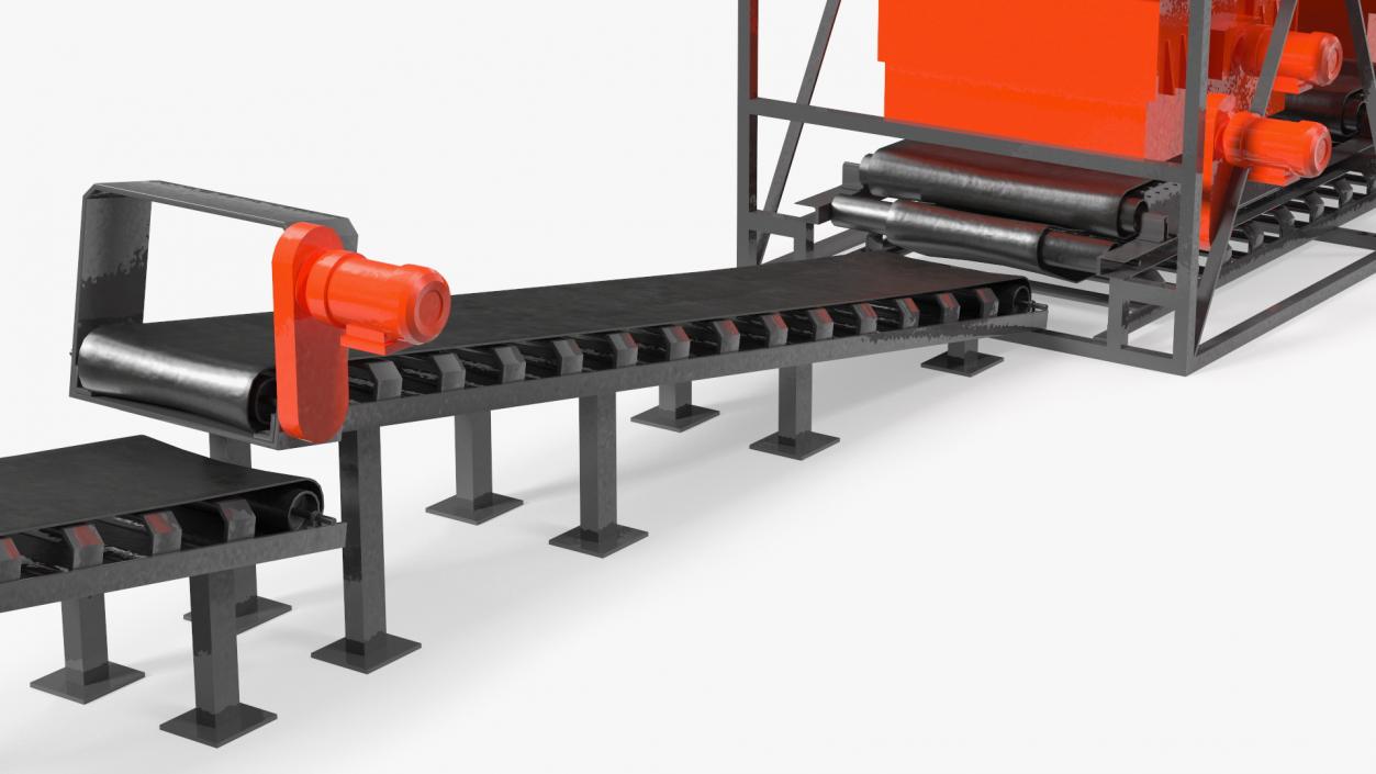 3D Cold Aggregate Supply System model