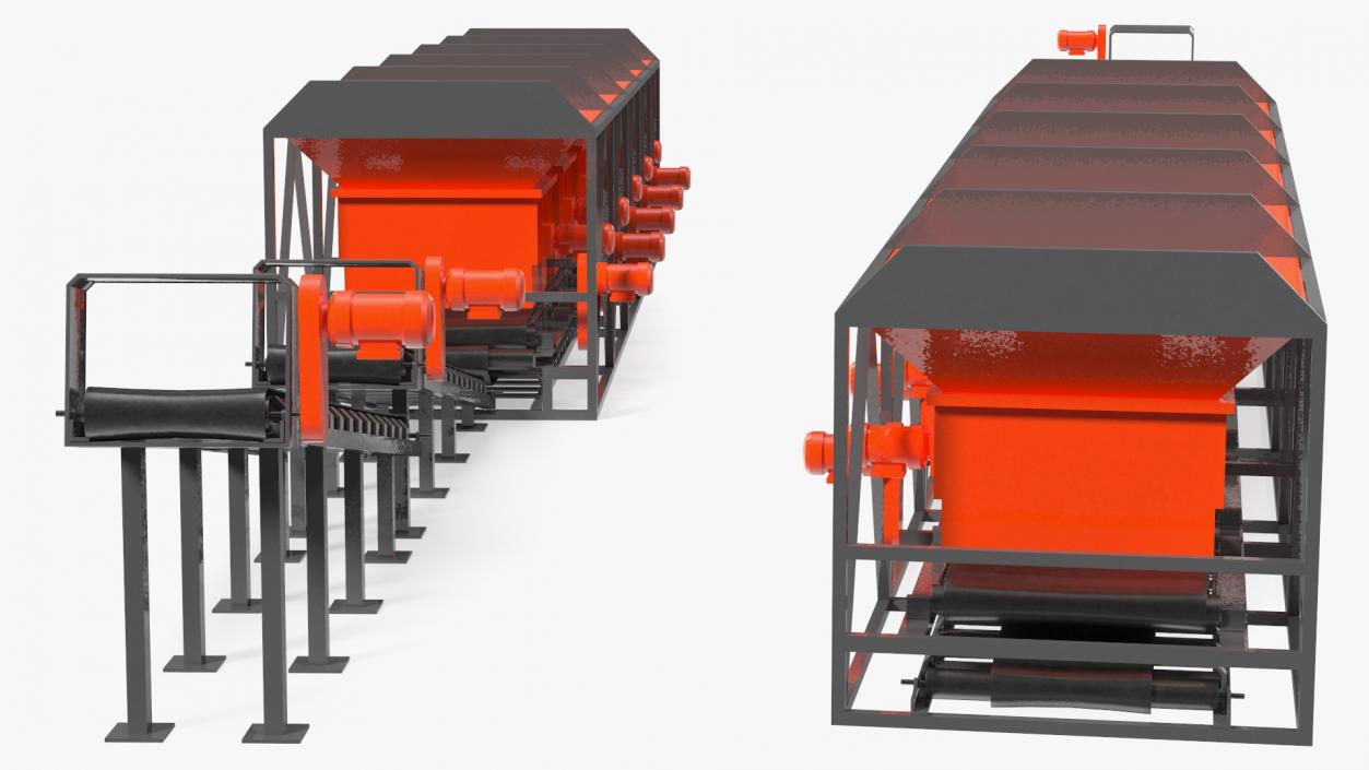 3D Cold Aggregate Supply System model