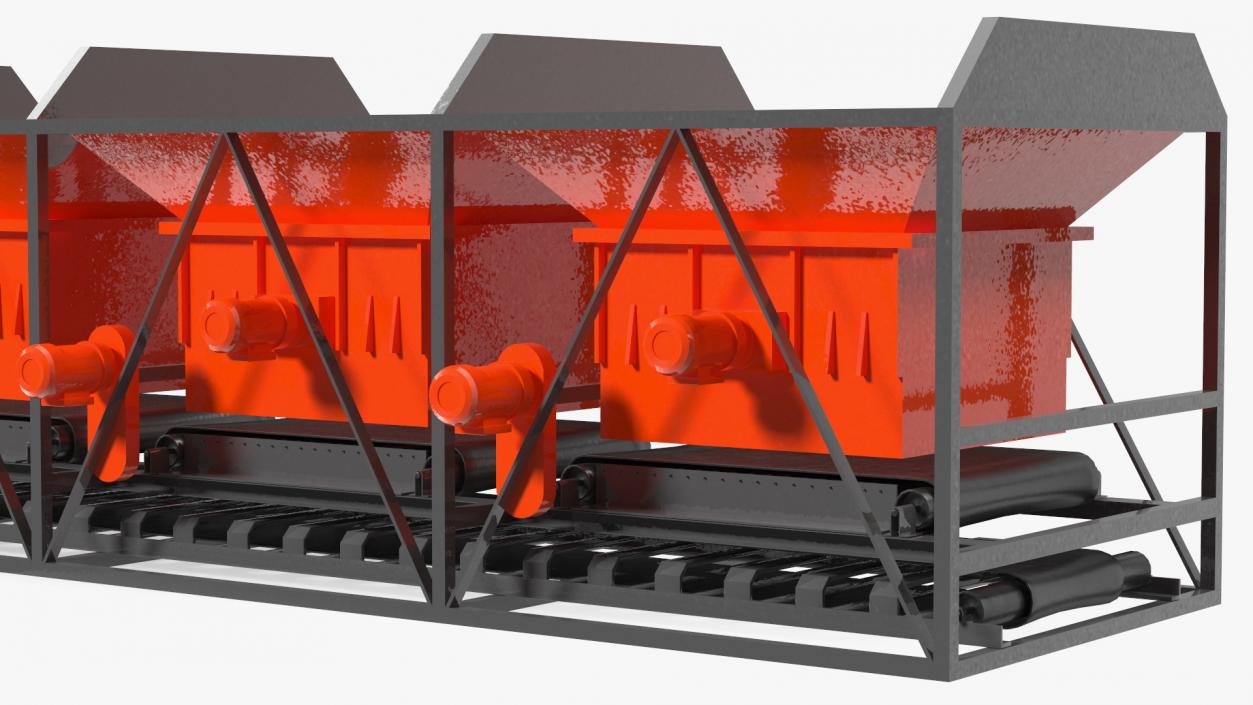 3D Cold Aggregate Supply System model