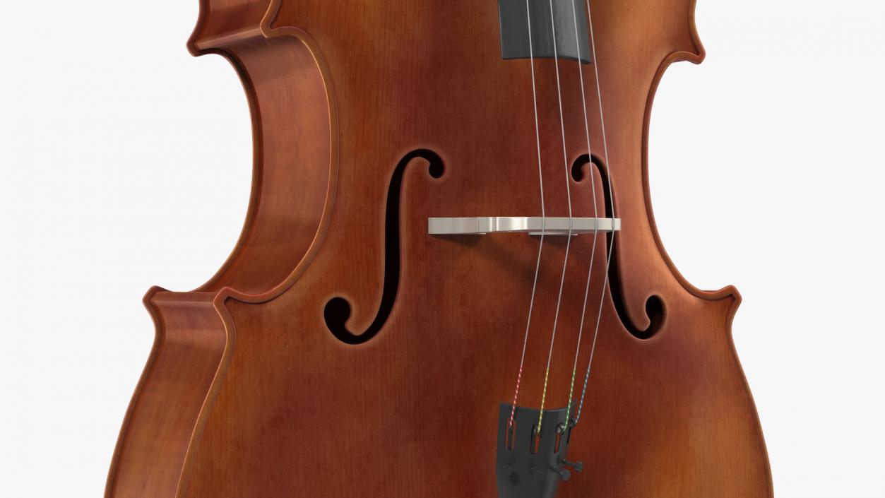 Classic Cello Instrument 3D model