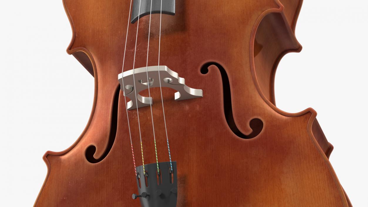 Classic Cello Instrument 3D model