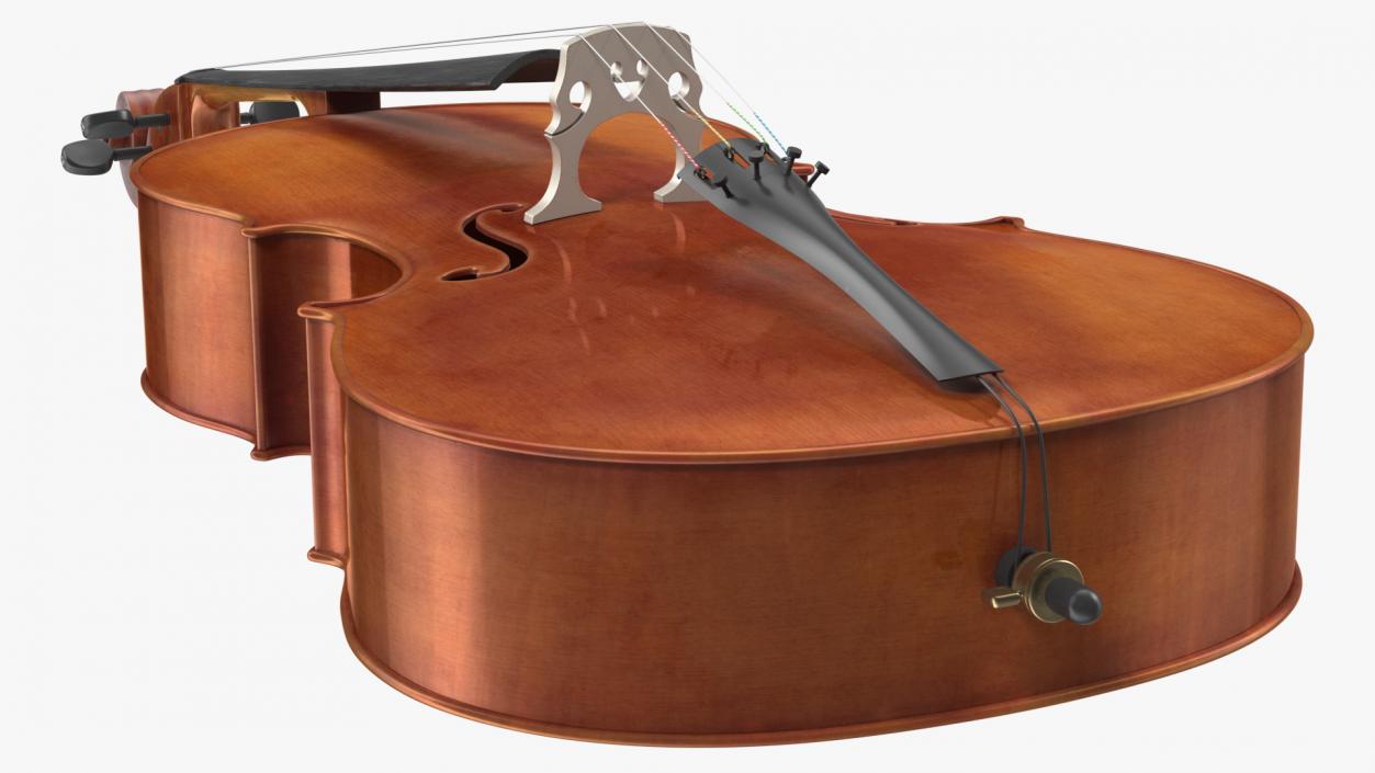 Classic Cello Instrument 3D model