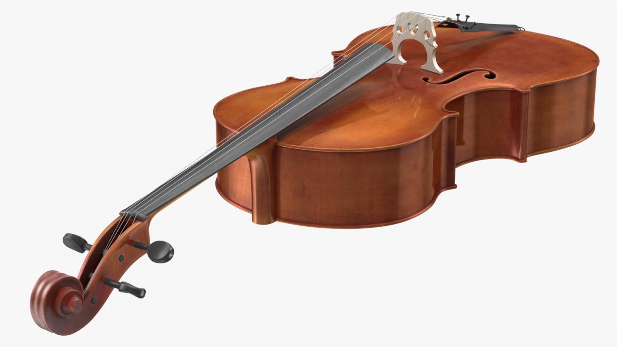 Classic Cello Instrument 3D model