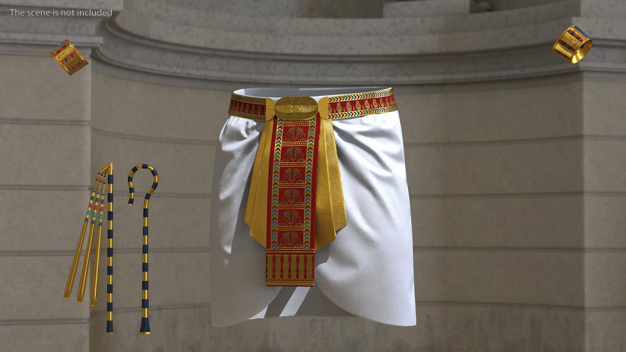 Egyptian Pharaoh Costume 3D model