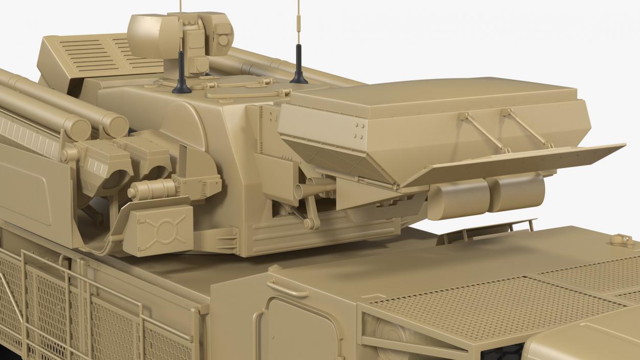 3D Pantsir S1 SA 22 Desert Camo model