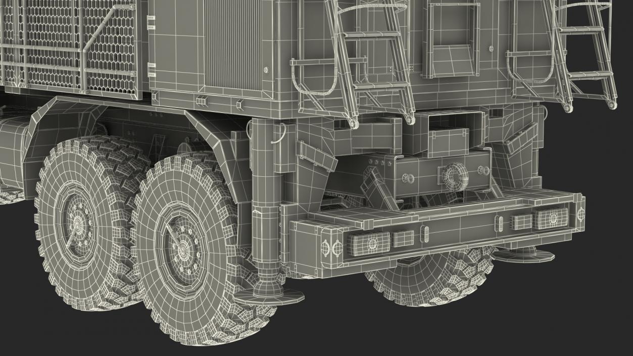 3D Pantsir S1 SA 22 Desert Camo model