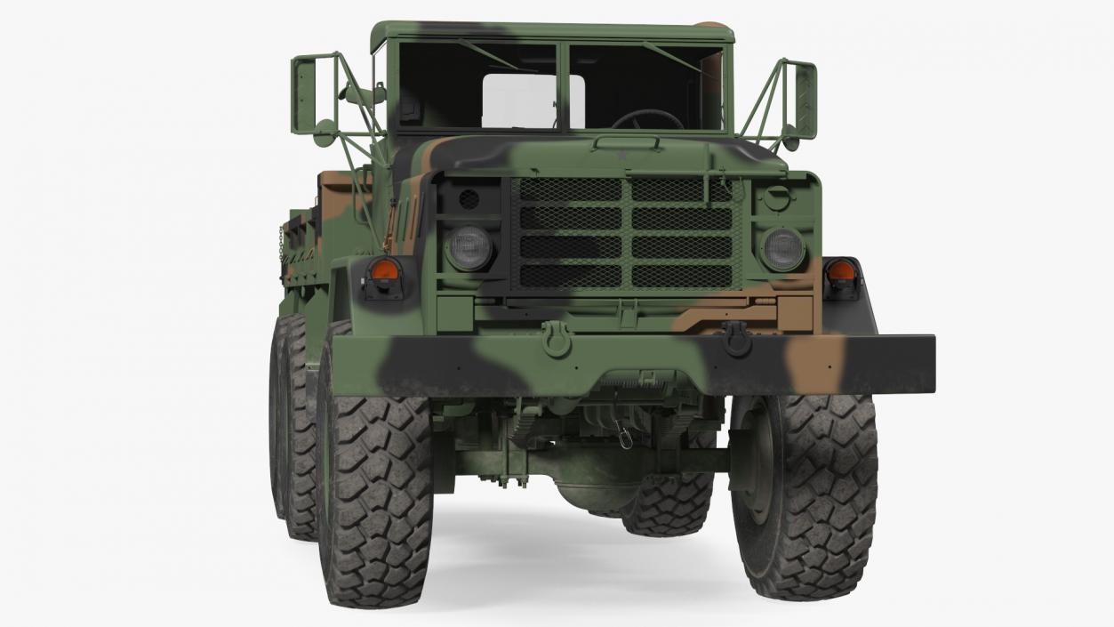 3D M939 Military Cargo Truck Green