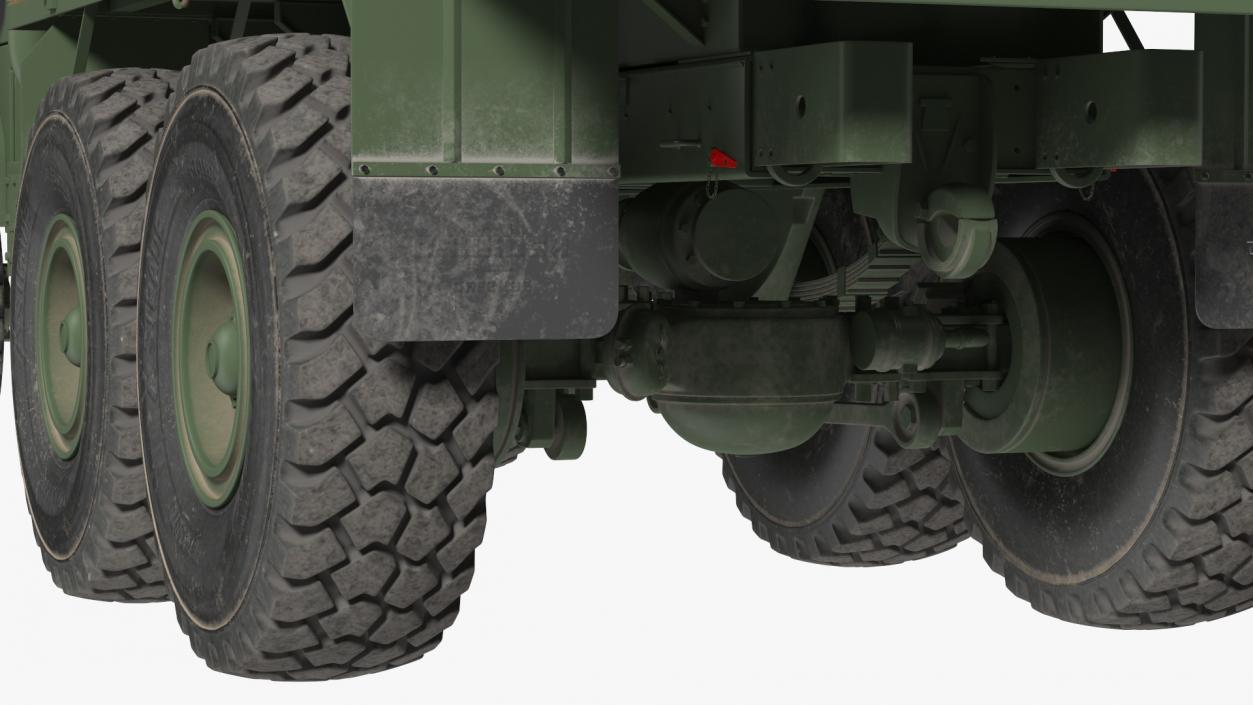 3D M939 Military Cargo Truck Green