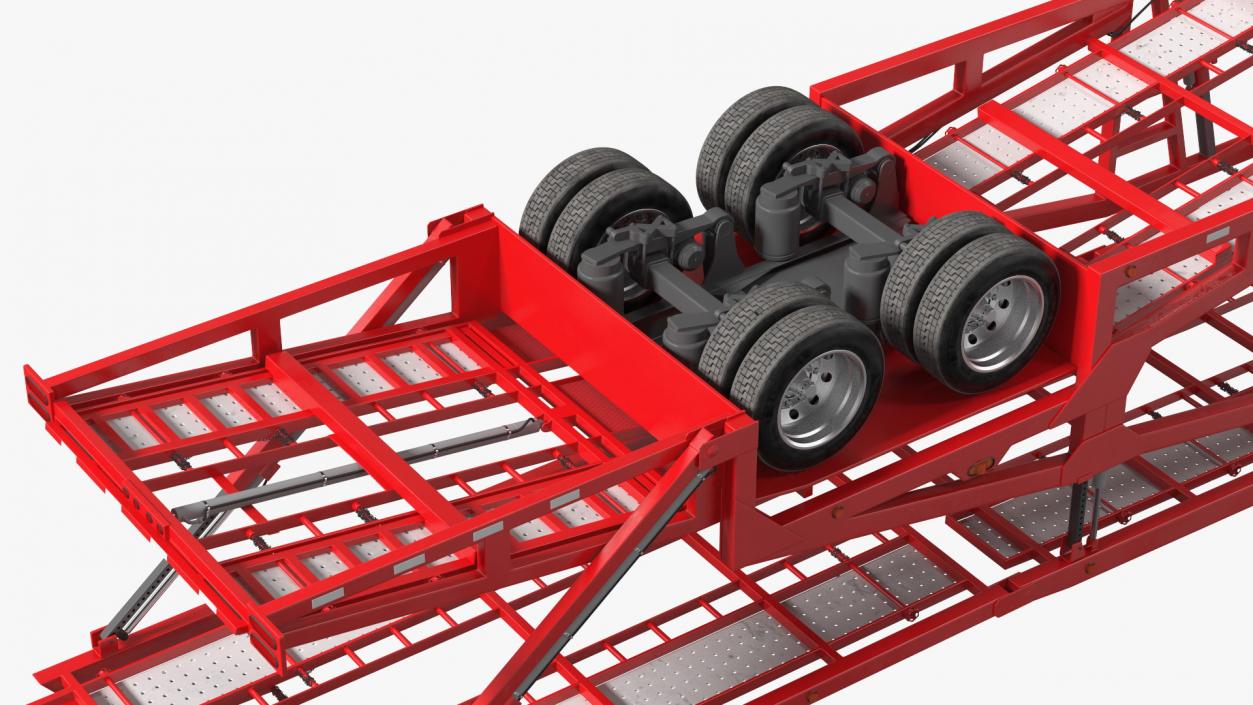 3D model Marmon Truck with Sun Valley Car Carrier