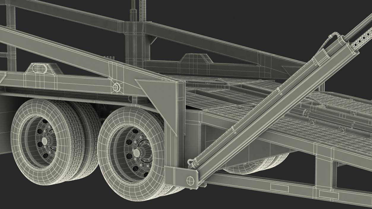 3D model Marmon Truck with Sun Valley Car Carrier