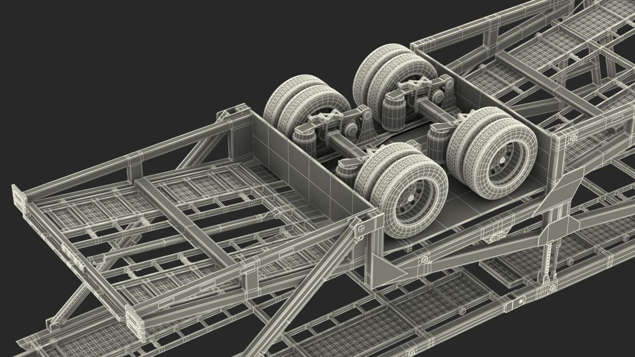 3D model Marmon Truck with Sun Valley Car Carrier