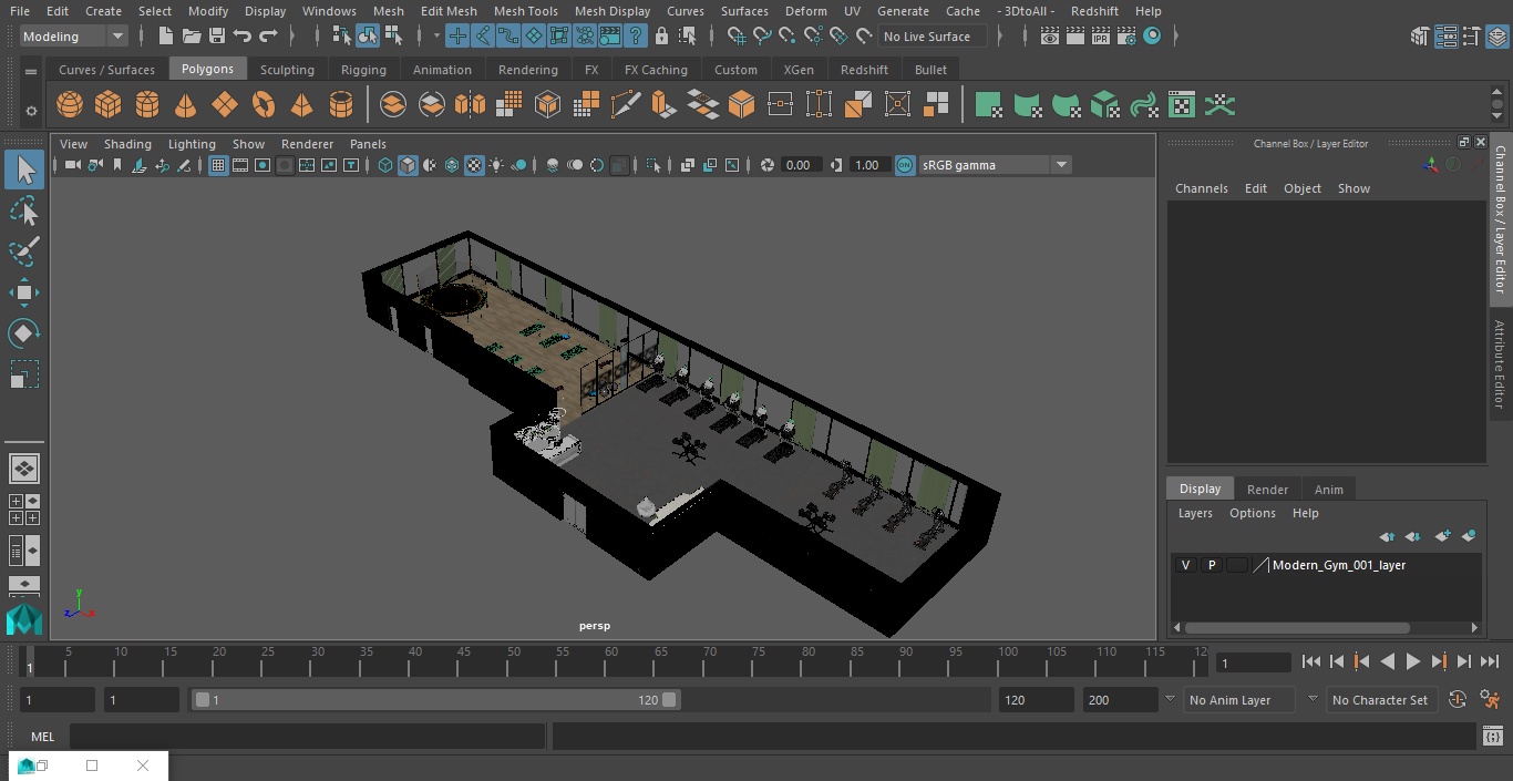 3D model Modern Gym